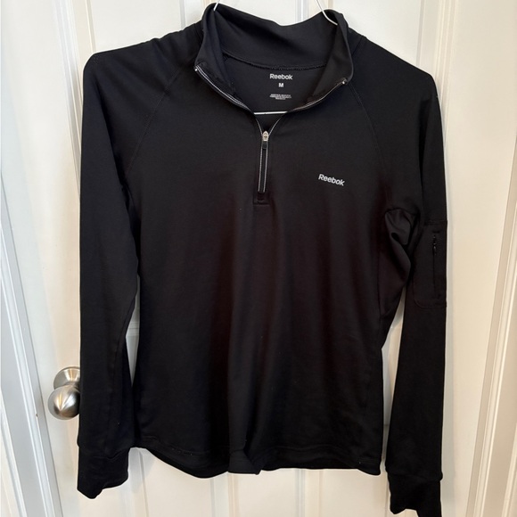 Reebok Tops - Reebok Women’s Athletic Fitted Quarter Zip Black Women’s Medium